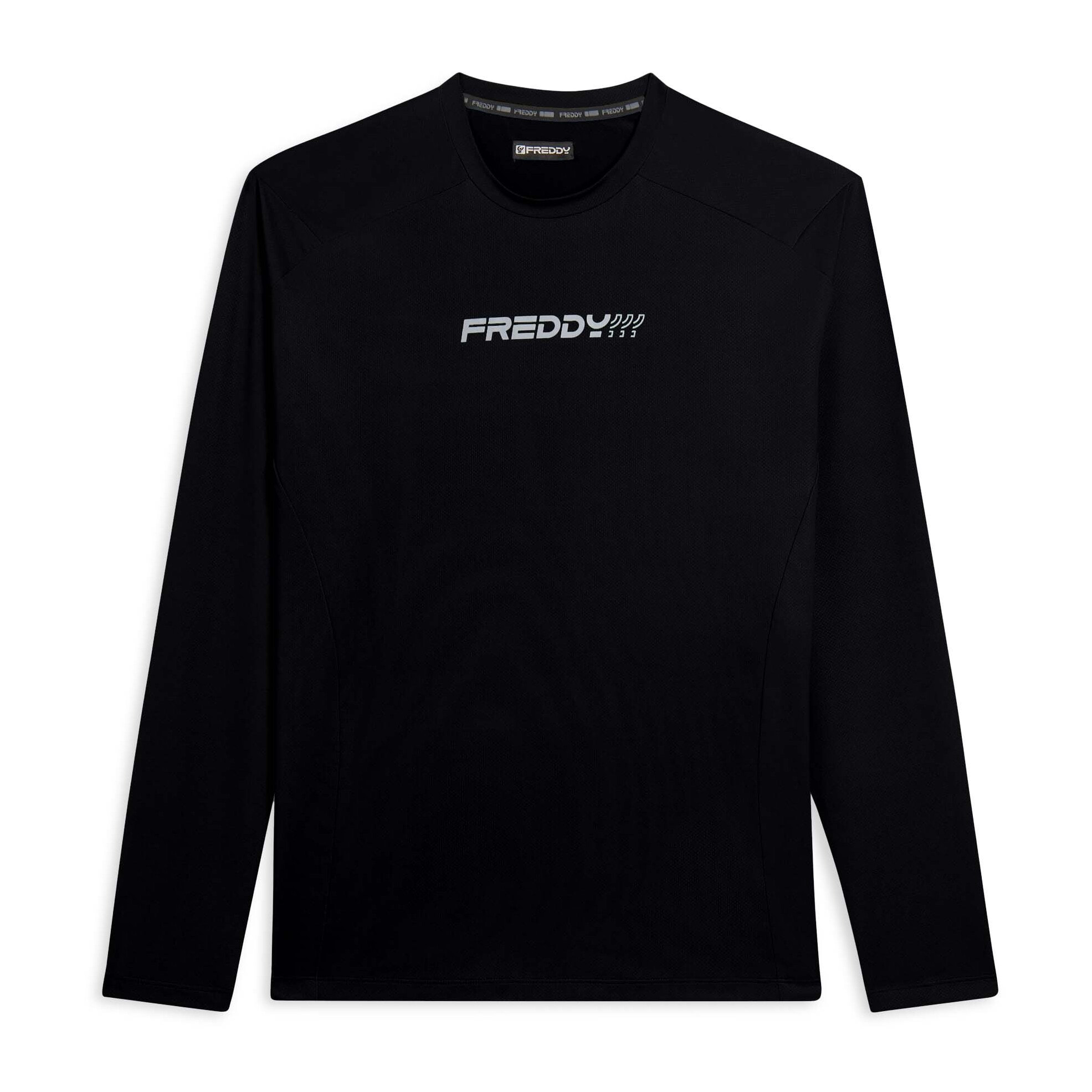 T-shirt slim manica lunga con fit tecnico