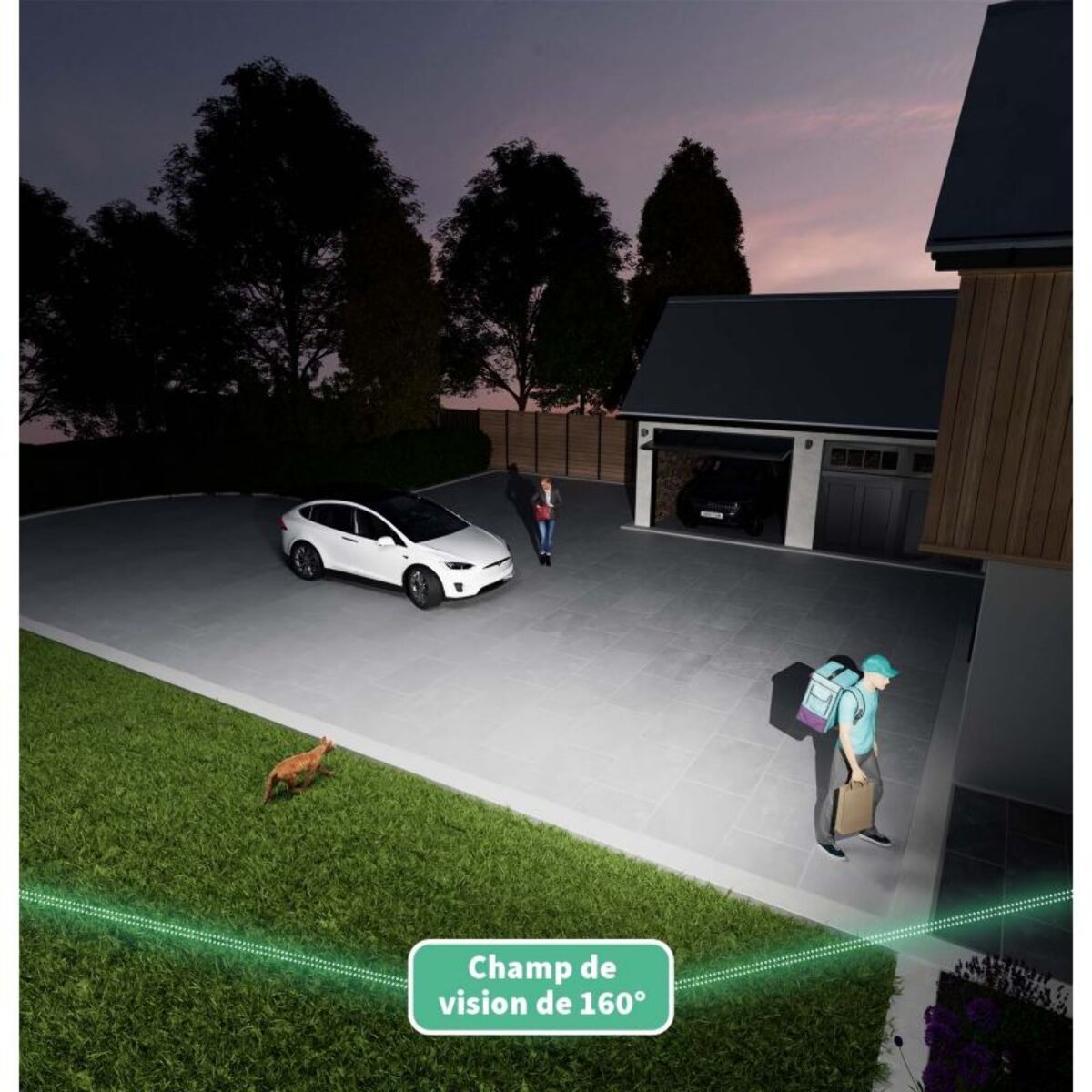 Caméra de surveillance ARLO 2 caméras ext Floodlight 2K