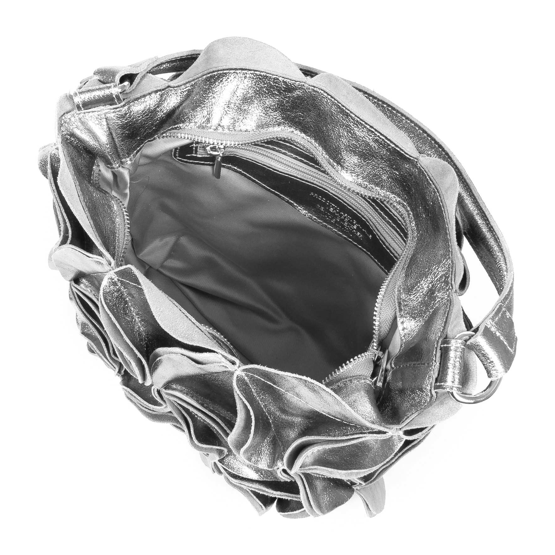 Accadia Bolso tote Mujer.Piel auténtica Gamuza Lacada