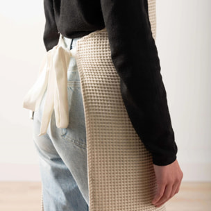 Tablier Waffle lin 110x69 cm