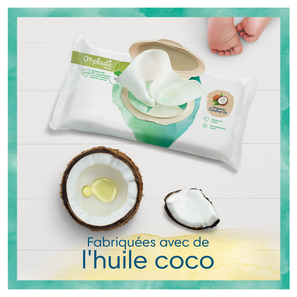 6x132 Lingettes Harmonie Coco, Pampers