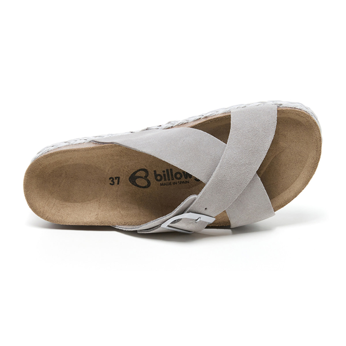 SANDALO CON ZEPPA BILLOWY GRIGIO