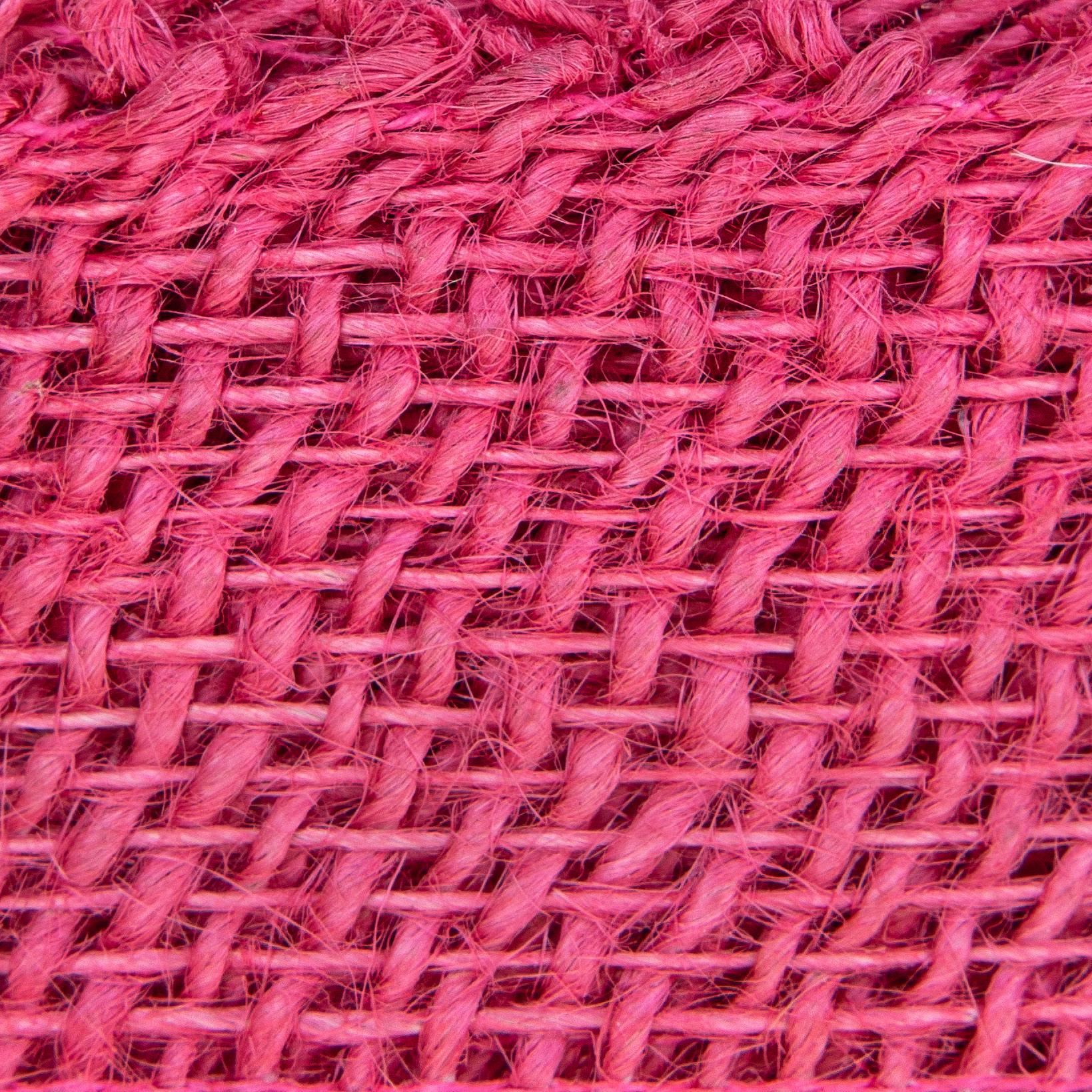 Juta 5 Cm Per 25 Mt Colorata - Pezzi 3 - 2500X5X0,2cm - Colore: Rosa - Bianchi Dino - Decorazioni Varie