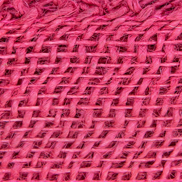 Juta 5 Cm Per 25 Mt Colorata - Pezzi 3 - 2500X5X0,2cm - Colore: Rosa - Bianchi Dino - Decorazioni Varie