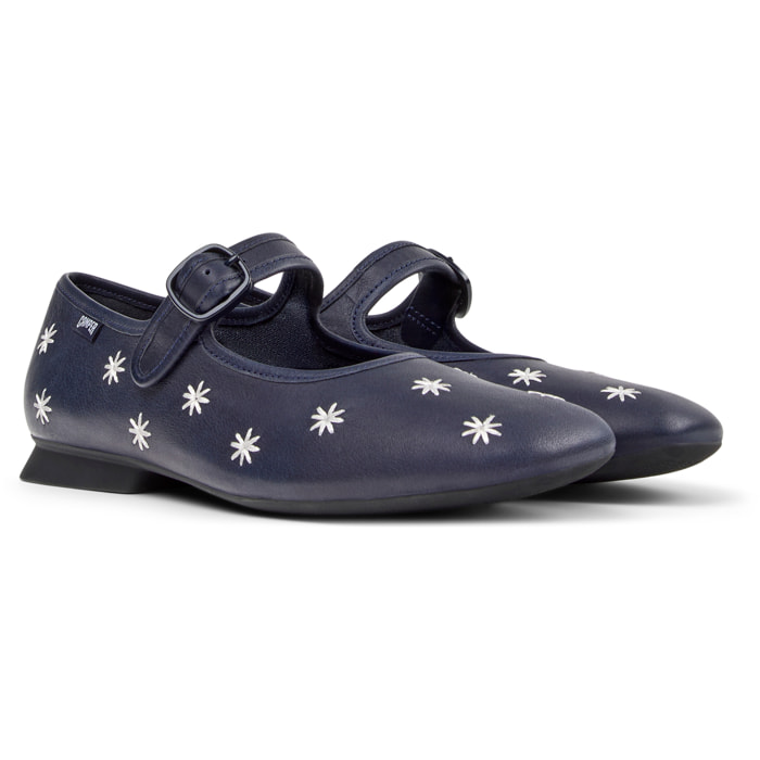 Ballerini - CAMPER Casi Myra - Blu - Pelle liscia