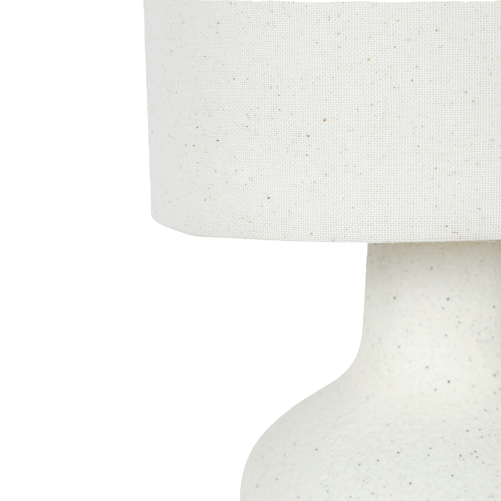 Lampe Ceramique Creme H50cm