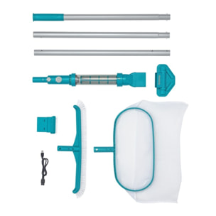 Bestway Kit entretien piscine avec aspirateur et épuisette AquaSurge