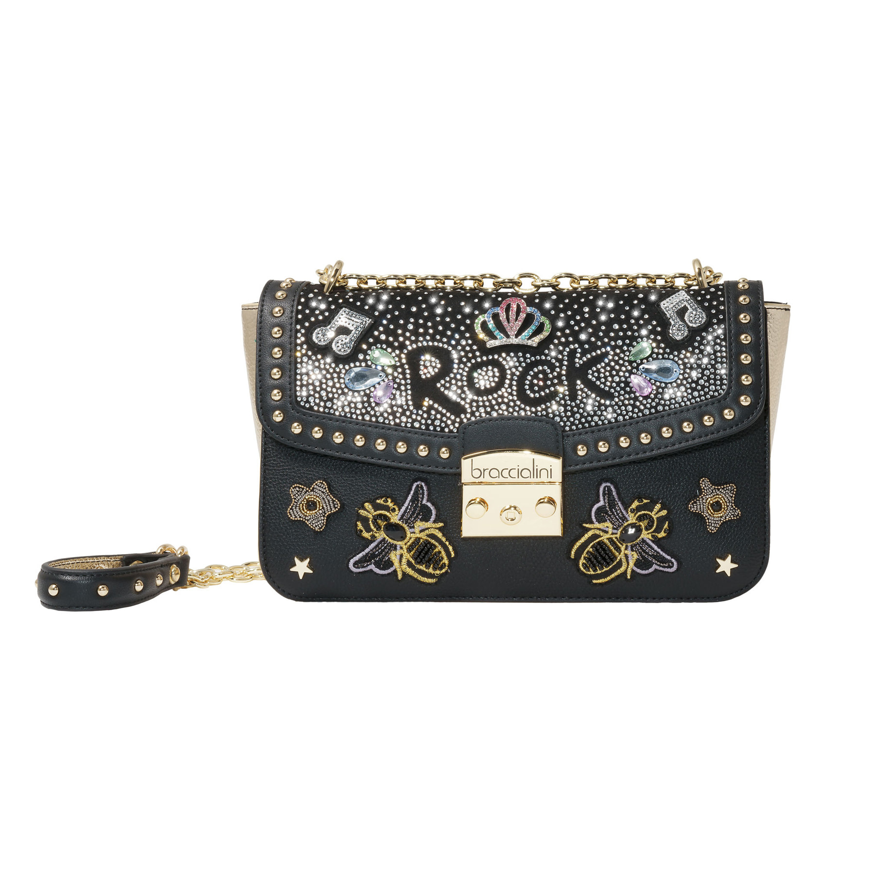 Borsa a tracolla  da donna In Poliuretano e Poliestere Prodotto artigianale 26x17x7,5 cm