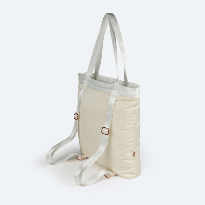 DEEP TOTE BACKPACK WHITE