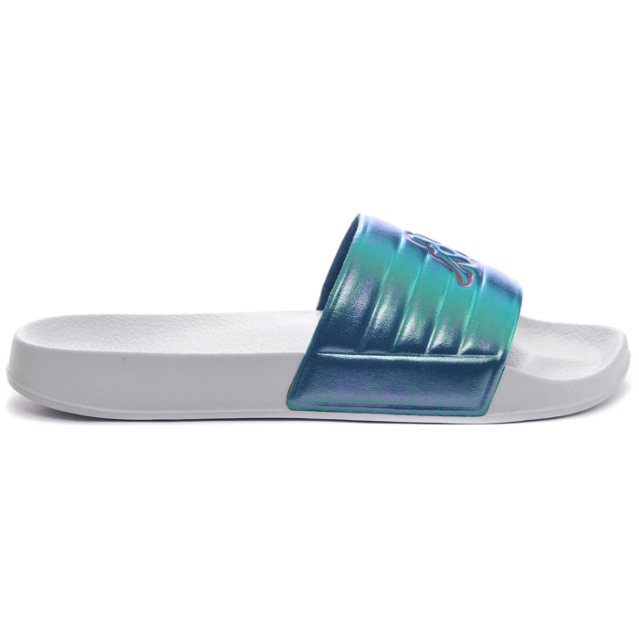 Kappa - Ciabatte Donna Bianco - Logo Searl