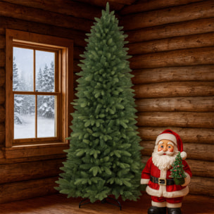 Venus - Albero di Natale effetto realistico in PE e PVC ø104x210H, 1257 Punte