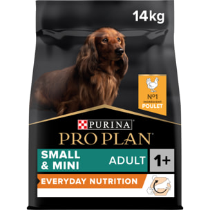 PRO PLAN Chien Small&Mini Adult Everyday Nutrition Poulet 14KG