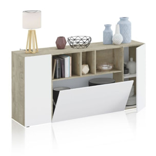 Aparador Coup Blanco Artik (Blanco Mate) – Roble Alaska