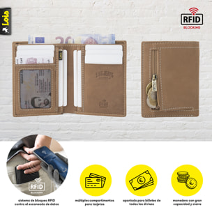 Cartera Lois Debauch Marron