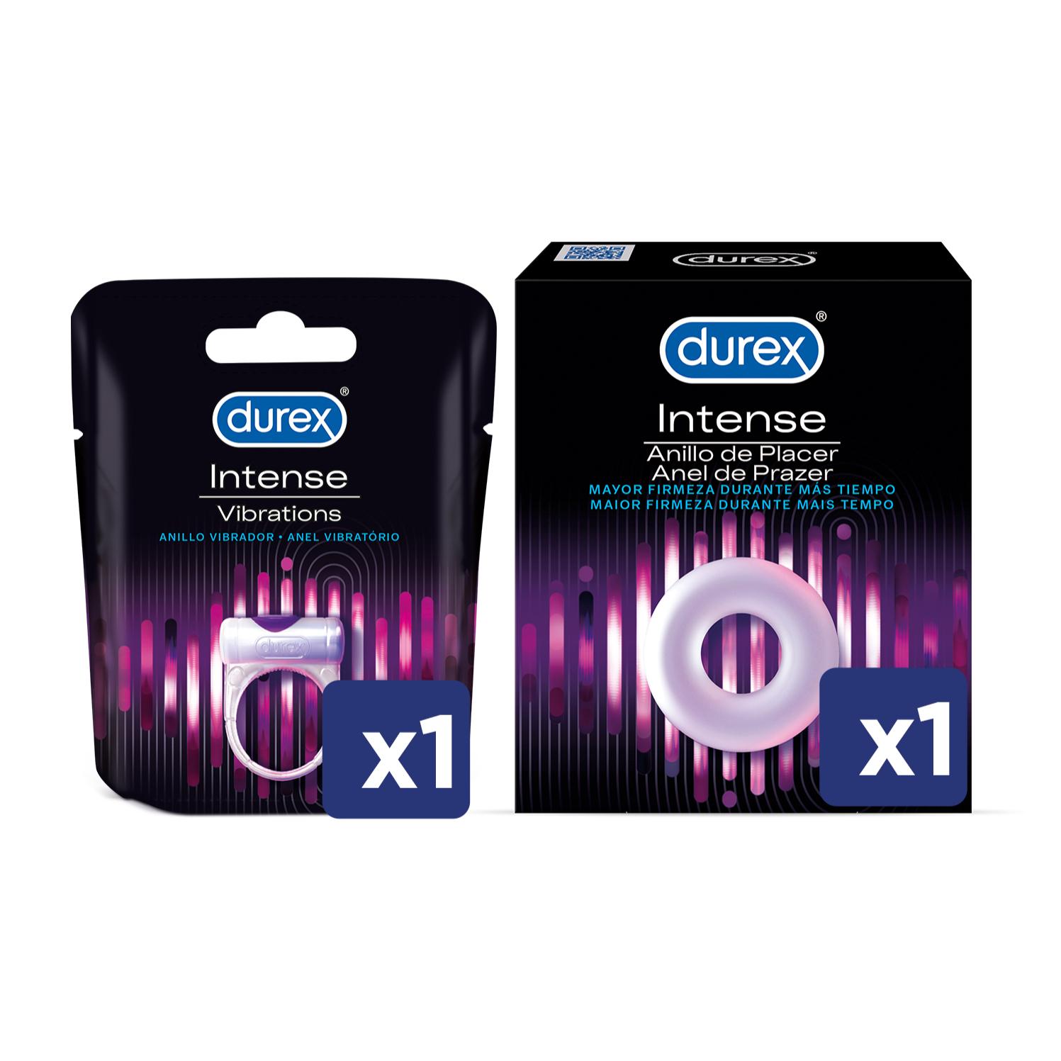 PACK DUREX ANILLO VIBRADOR INTENSE & ANILLO DE PLACER