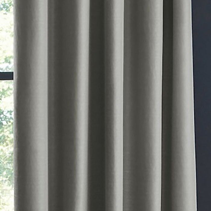 Rideau uni occultant 100%polyester