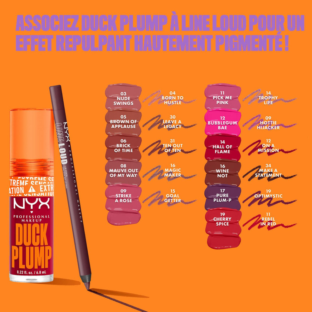 NYX Professional Makeup Laque à Lèvres Repulpante Duck Plump Pure Plump