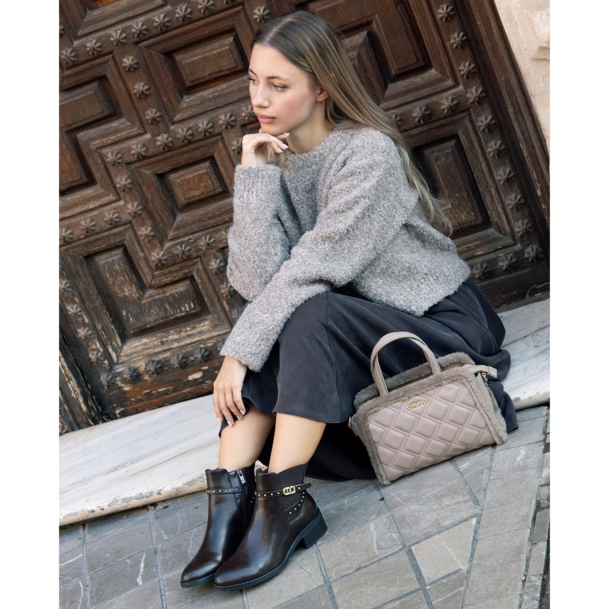 Botines - Marron/Dk.Brown - Tacón: 5 cm