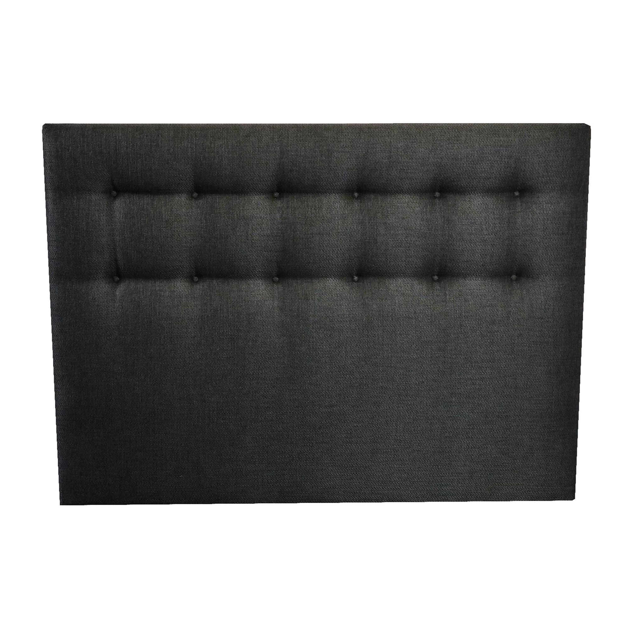 Tête de lit capitonnée CRÉPUSCULE - anthracite