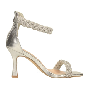 Sandali Donna Tata Italia Argentato