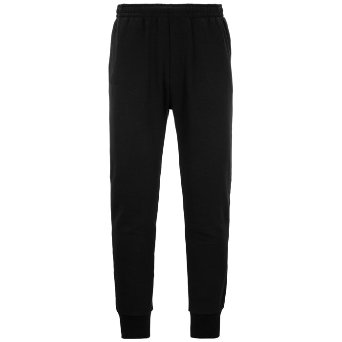 Kappa Pantaloni SPORT TROUSERS LOGO BIPANT SLIM Nero