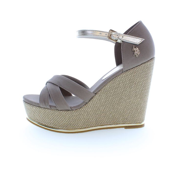 Sandali U.S. Polo Assn Taupe-Gold