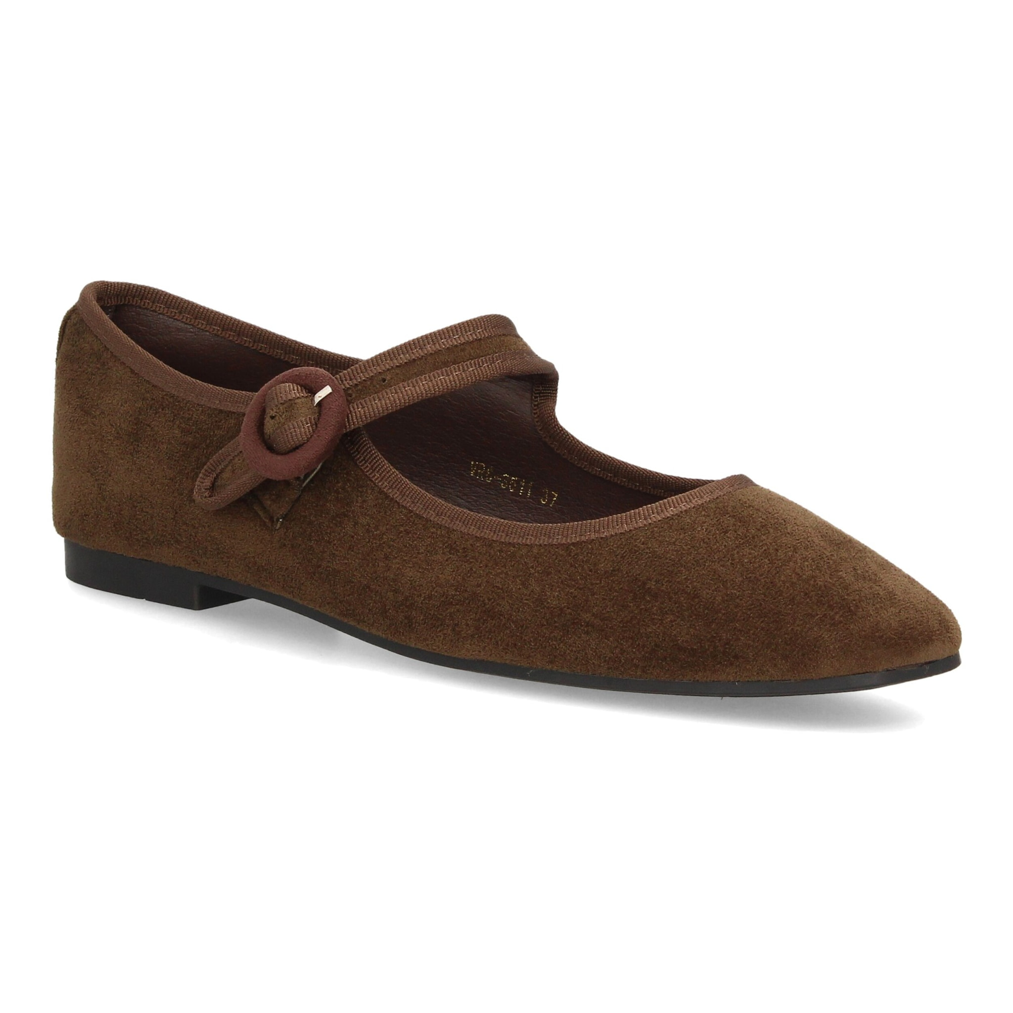Bailarinas mujer con hebilla circular ajustable