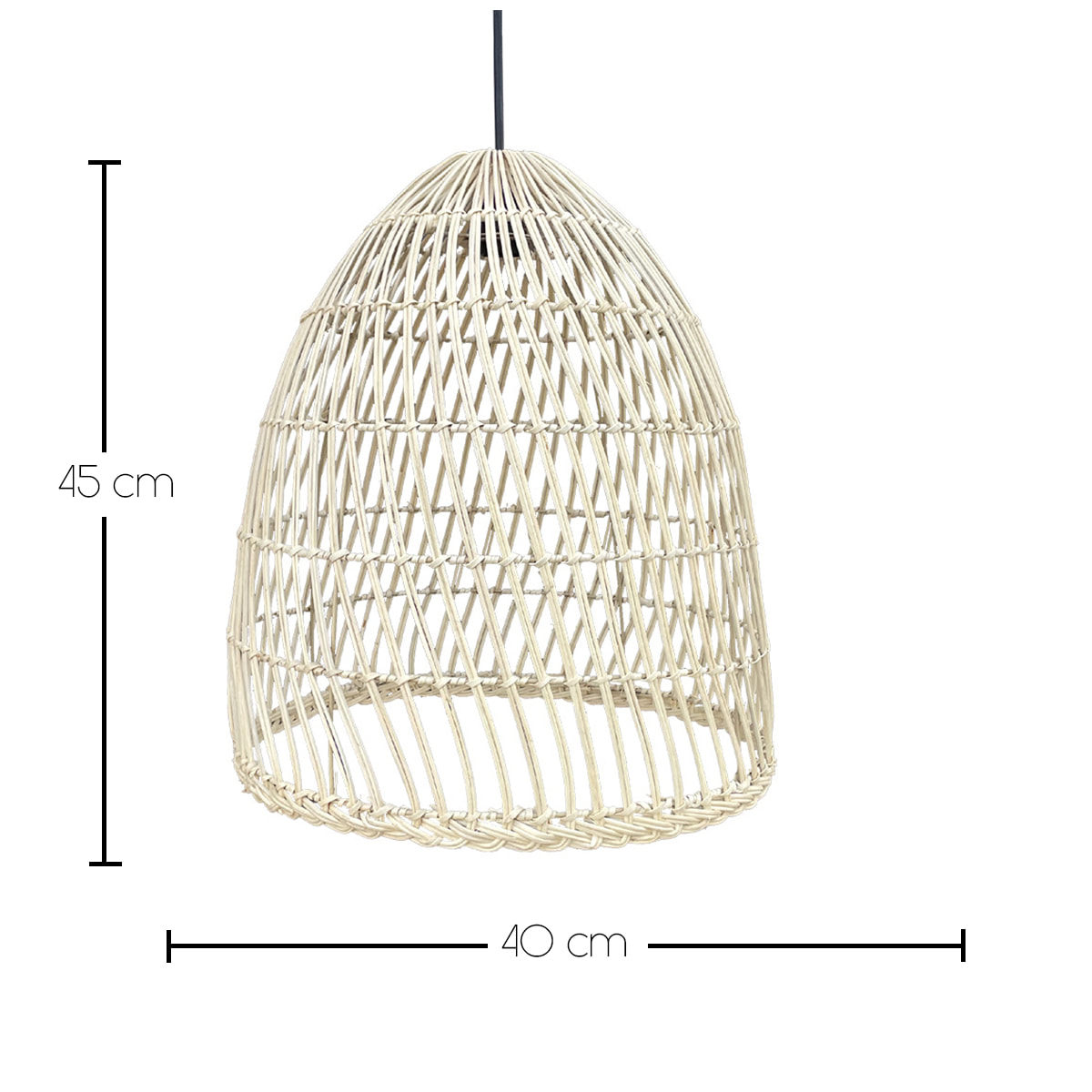 Suspension solaire PAULO D40CM 5M