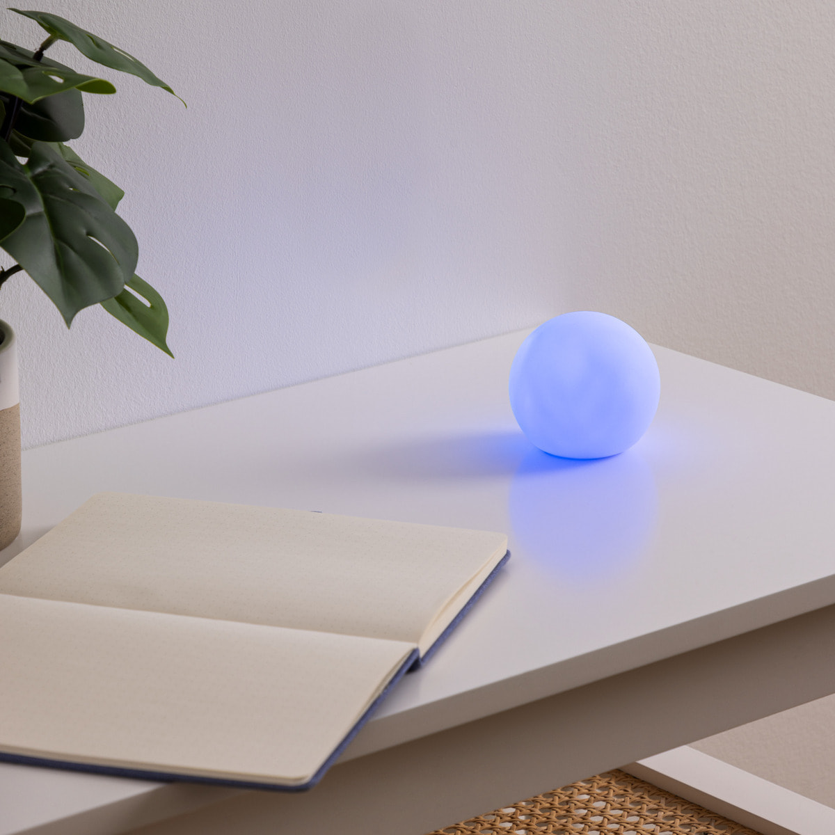 Boule LED - blanc - D7 - 8 cm