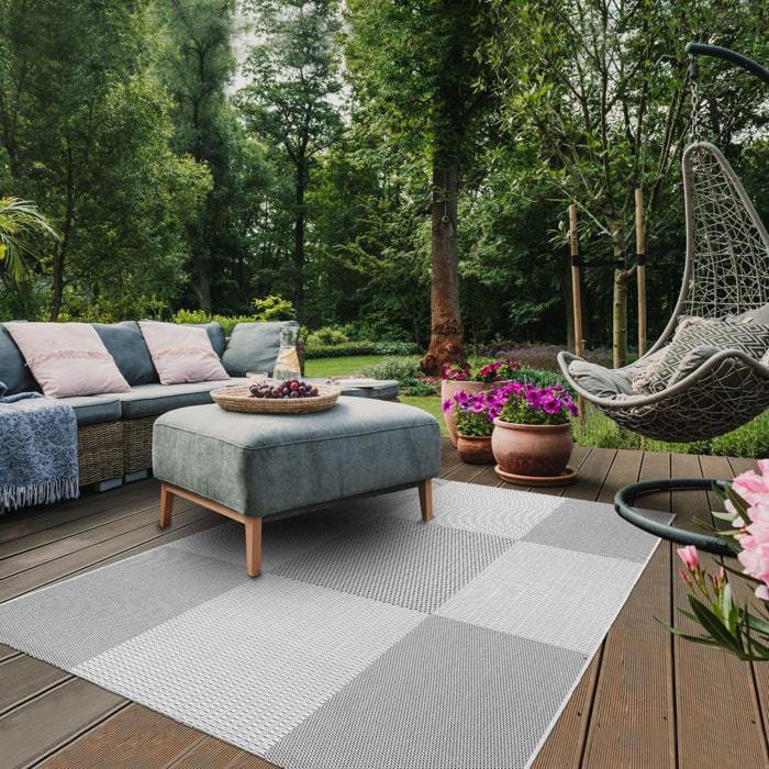 Tapis salon et chambre tissé motif simple HACA