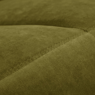 Canapé convertible 3 places en velours - LARIA