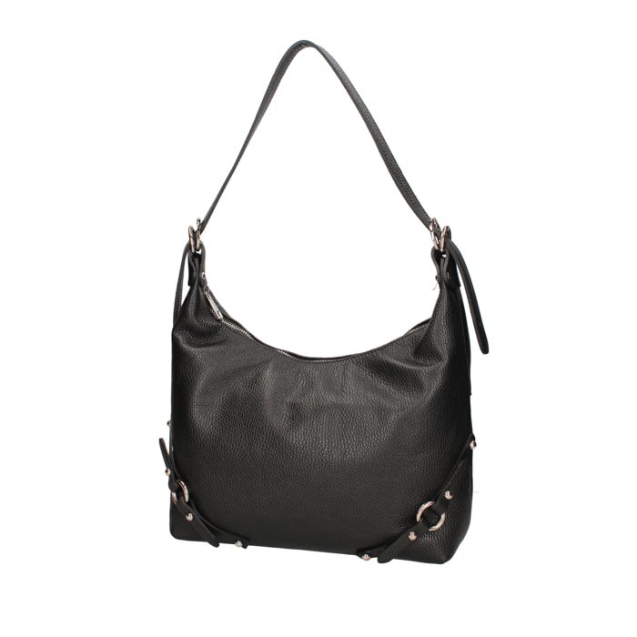 Borsa a spalla da donna In Vera pelle Made in Italy 30x30x9 cm