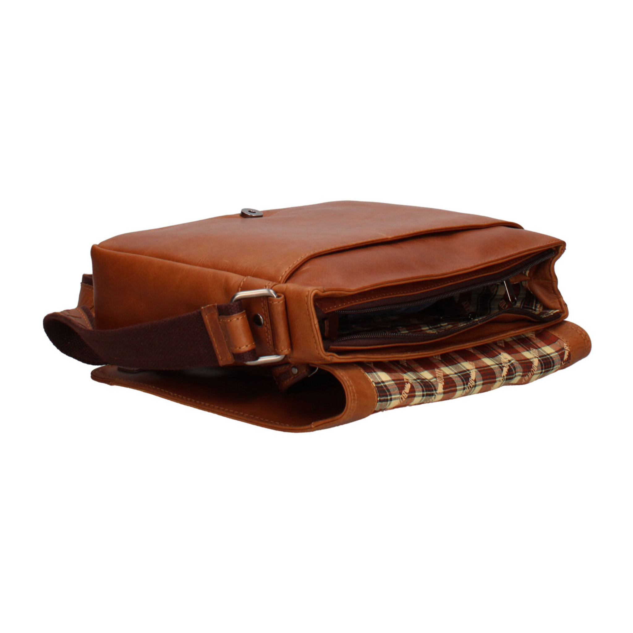 Borsa a tracolla  da uomo In Vera pelle Made in Italy 32x28x10 cm