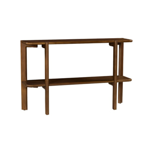 Console exotique bois d'acacia 1 étagère REVA