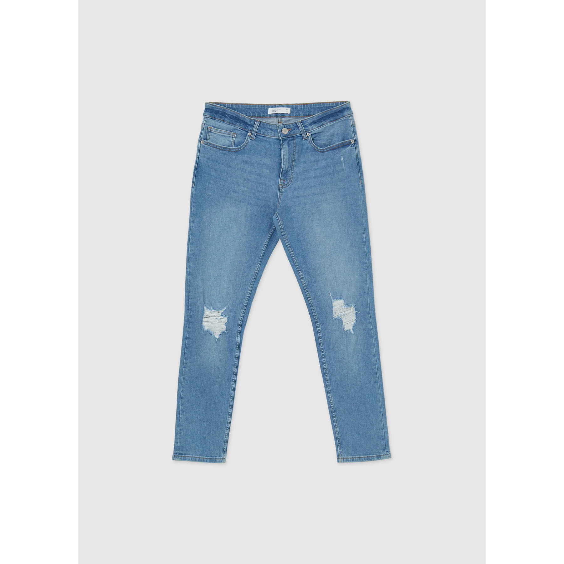 Jeans skinny con rotture