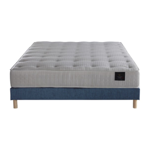 Ensemble matelas ressorts PULSAR, mémoire de forme + sommier 11 cm
