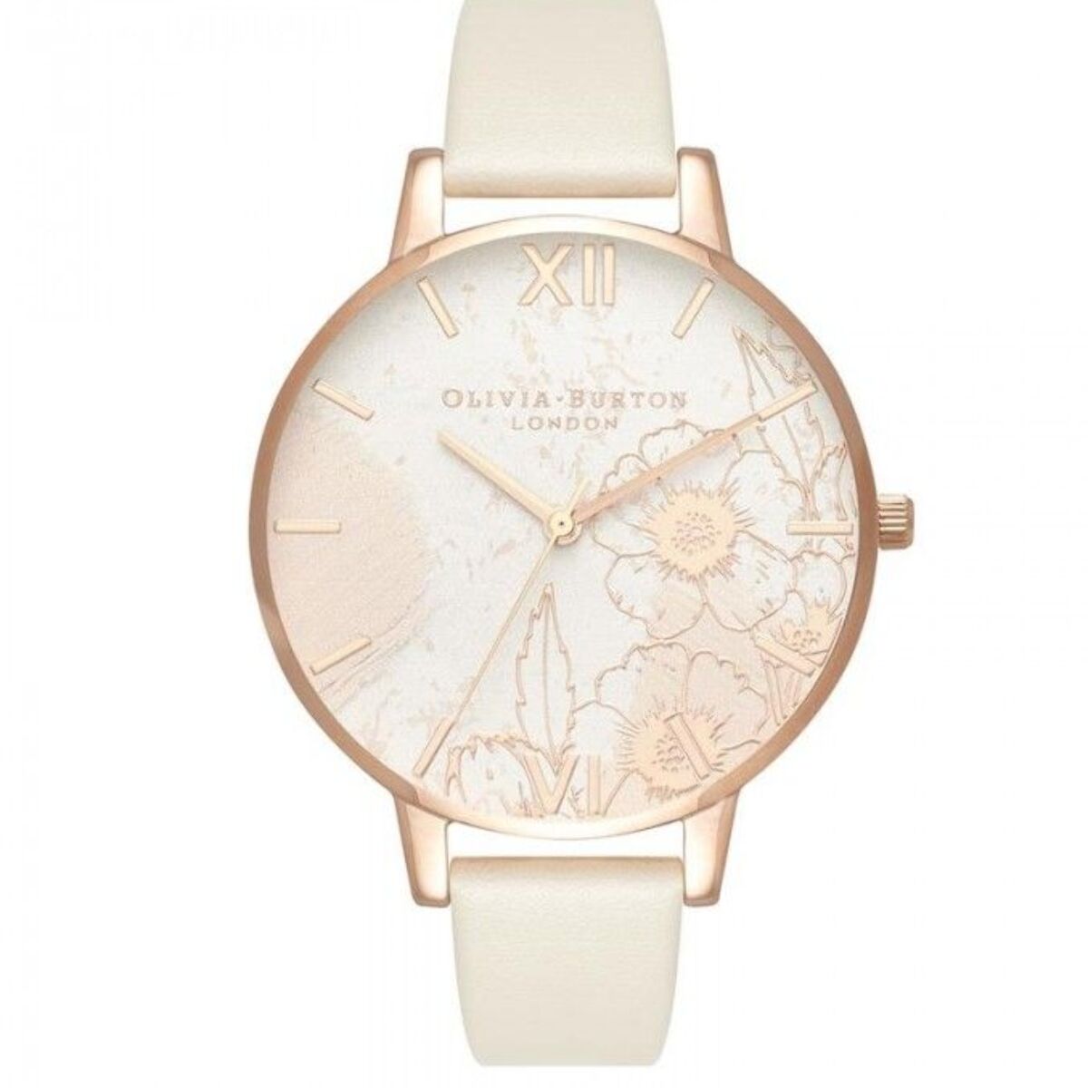 Reloj Olivia Burton OB16VM25 Mujer Analogico Cuarzo con Correa de Cuero