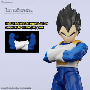 Dragon Ball Kit di Montaggio Figura Rise Vegeta Nuova Vers. Speciale 15cm Bandai