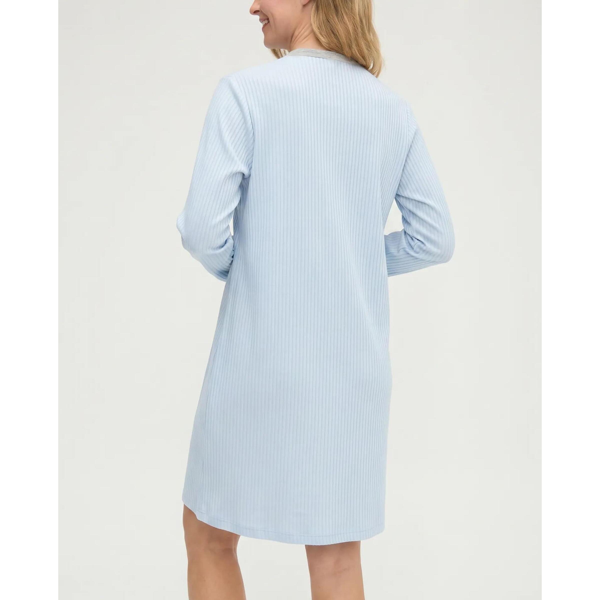 Camisón mujer lencero raso de manga larga