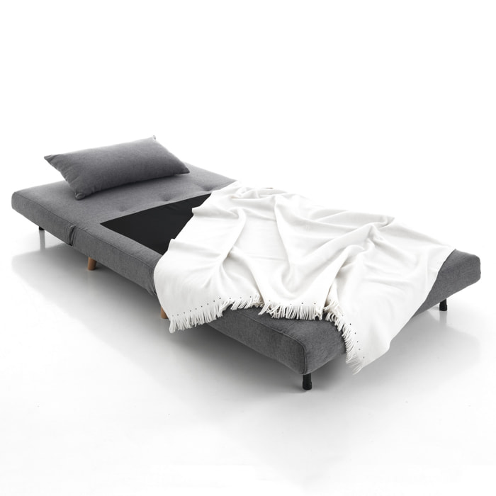 Oresteluchetta poltrona / letto SEATTLE grigio