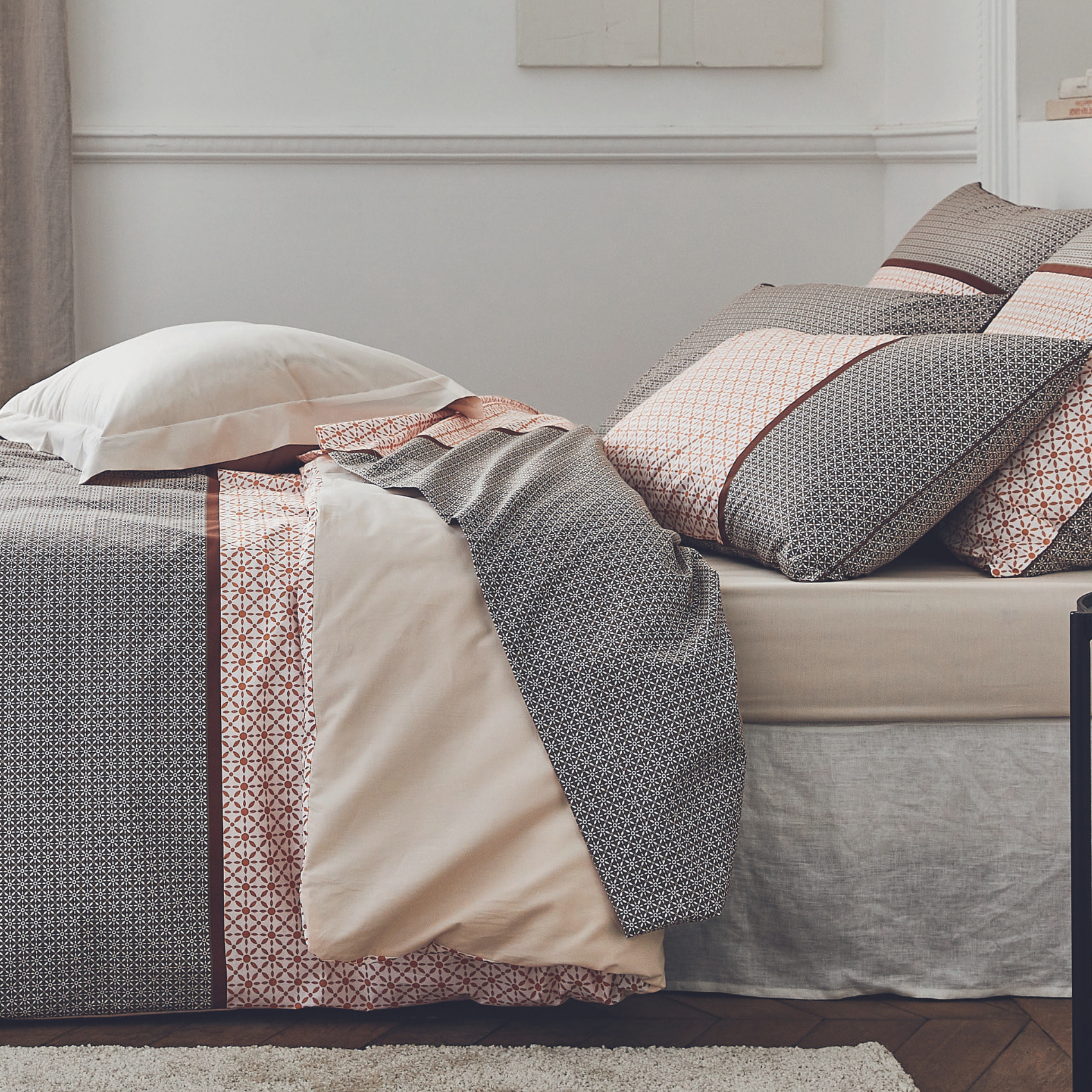 Housse de couette en percale - Naturel
