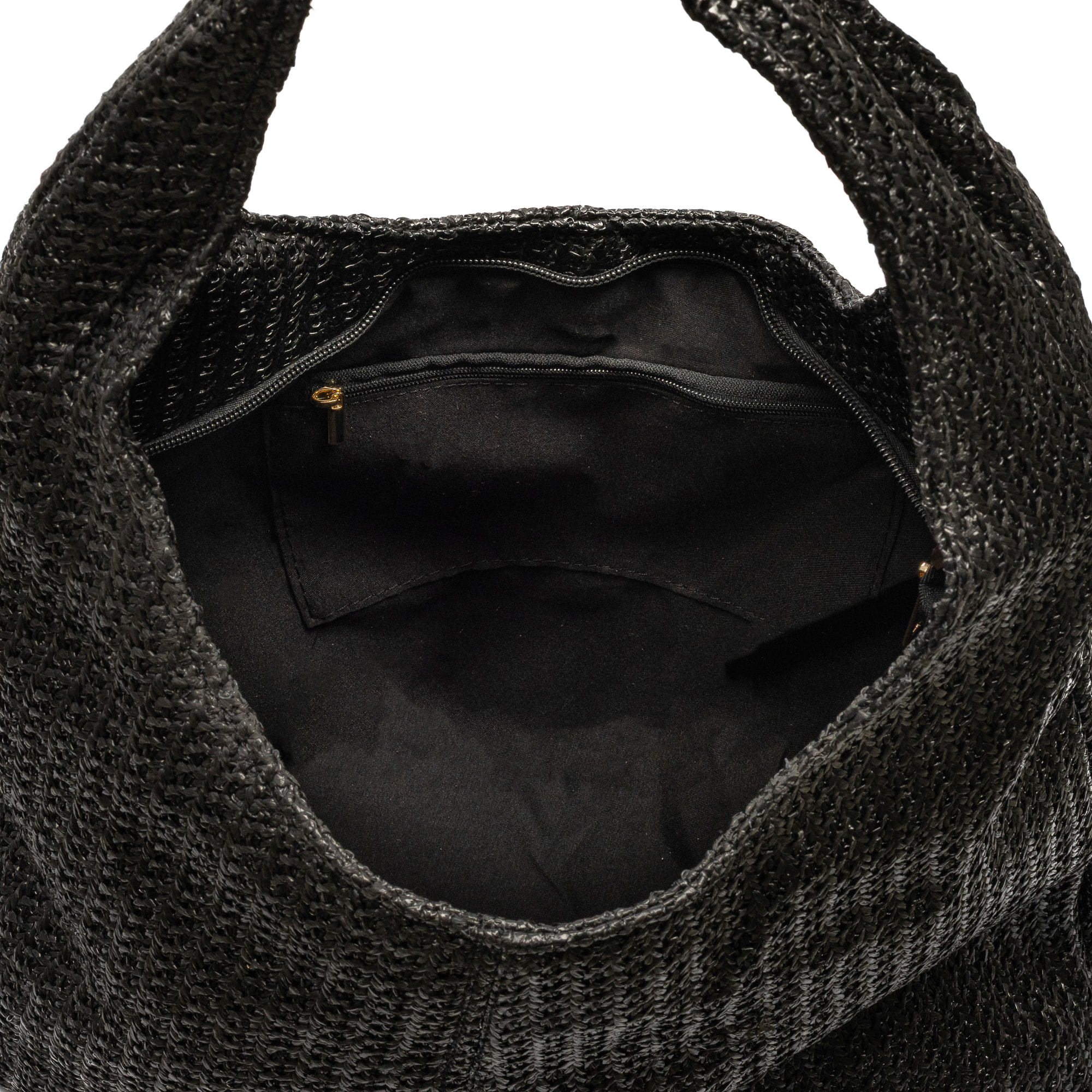 Berbenno Bolso de hombro Mujer. Fabricado en rafia sintética con diseño trenzado.