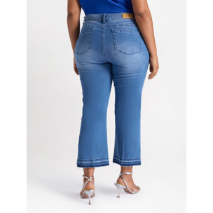 Fiorella Rubino - Vaqueros cropped - Azul