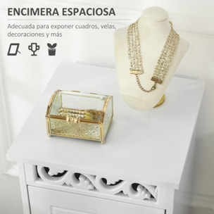 Cajonera Armario para Salón de Madera 29,8x29,8x68,5cm