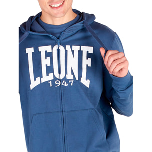 Sudadera de hombre con capucha y cremallera Leone 1947 Apparel