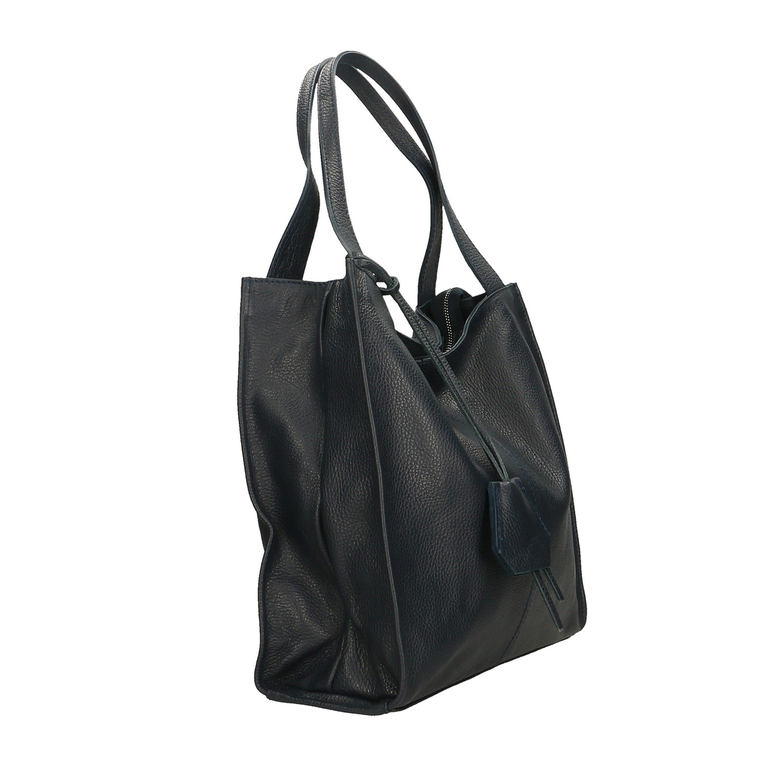 Borsa a spalla da donna - Modello Aelia - Vera pelle - 40.0 x 36.0 x 12.0 cm