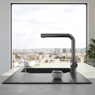 Robinet cuisine VILLEROY ET BOCH Steel Shower