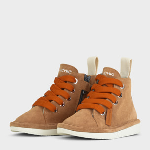 POLACCHINO P01 RAGAZZO IN SUEDE BISCOTTO-ARANCIO BRUCIATO