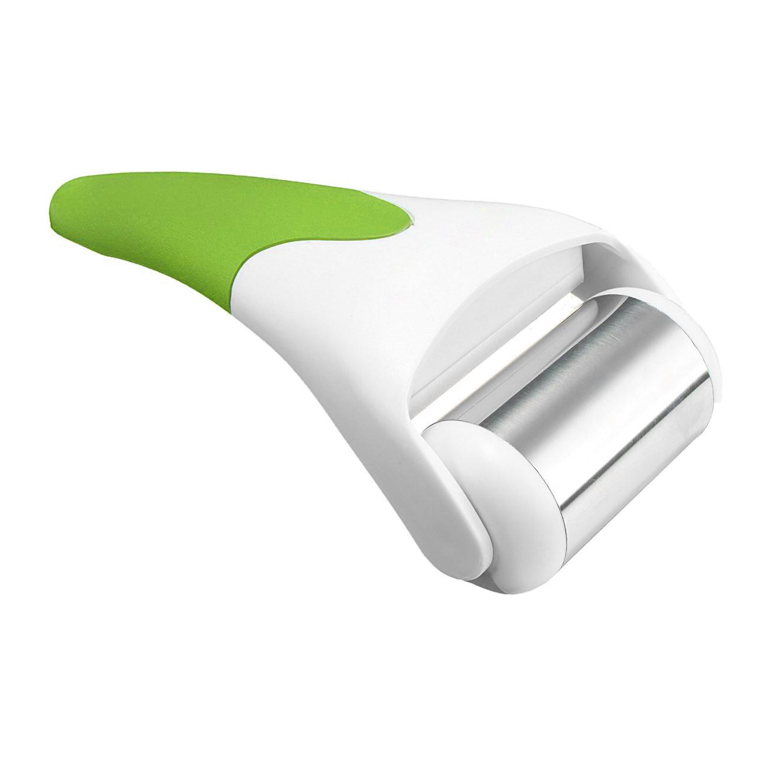 Rodillo de hielo facial, instrumento de masaje y cuidado. Rueda de acero inoxidable.