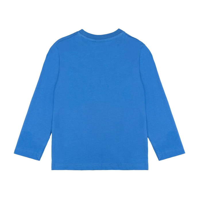 T-shirt da bambino a manica lunga con logo grande Leone 1947 Basic